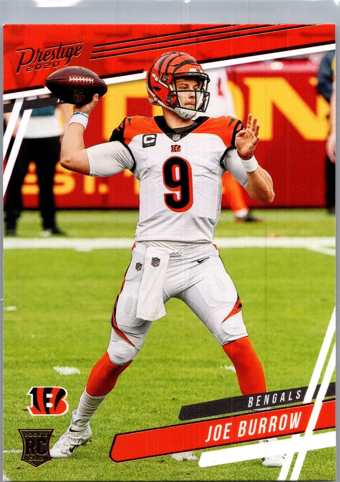 2020 Panini Chronicles #301 Joe Burrow Prestige Rookies Update