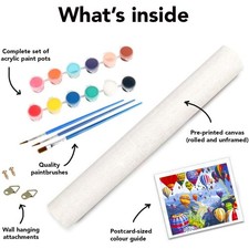 ArtStory Paint by Numbers DIY Oil Painting Kit for Adults Hot Air Balloons