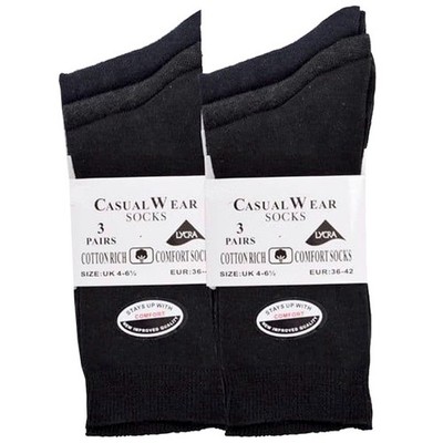 Ladies BNG Crew Socks   Soft Cotton Rich Womens Socks for Casual & Daily Wear