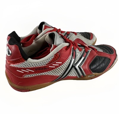 KELME Indoor Men s Soccer Shoes Michelin Leather US 7 EU 40 Red White Black