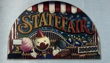 Slot Machine Glass Top -Casino Las Vegas, “Circus Circus” State Fair Clown SLOT