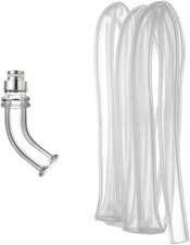 Whip-Rohr und Glasmundst&uuml;ck f&uuml;r Mighty Crafty Venty Verdampfer, 3 Fu&szlig; Silikon