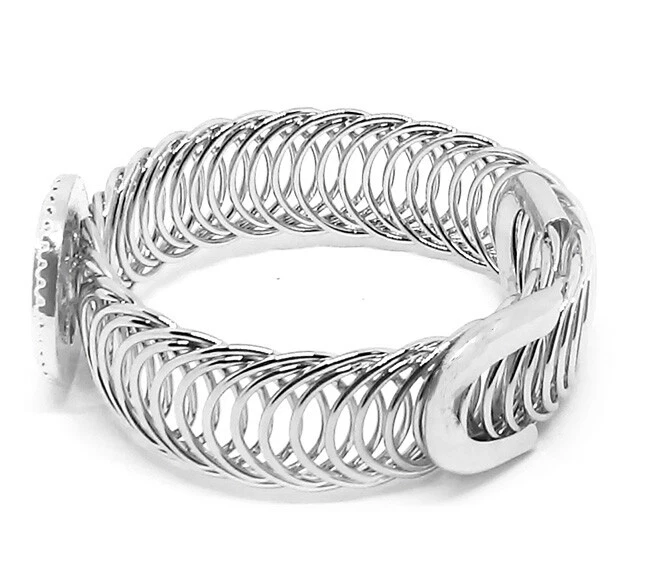 GT Georgia Tech Mens Womens Silver Adjustable Wrap Bracelet Gift D11 - Image 4 of 4