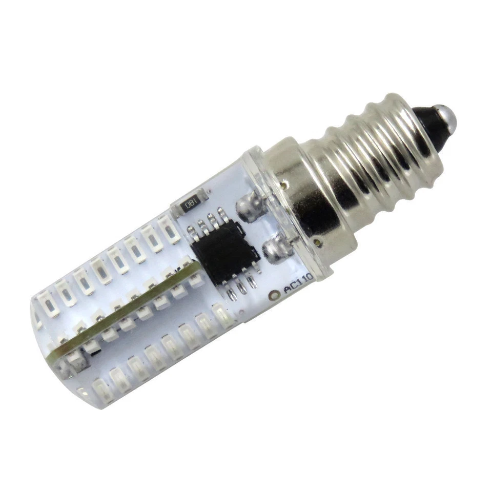 10pcs E12 Candelabra LED bulb C7 Red/Green/Blue/White/Warm 64-3014SMD Light 110V - Image 2 of 4