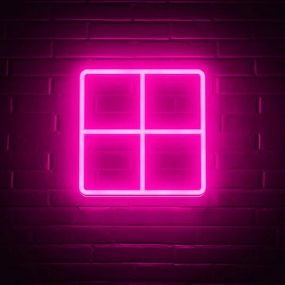 Neon LED Licht Baustein Schild Wand Deko Lampe Gaming Setup Beleuchtung Leuchte