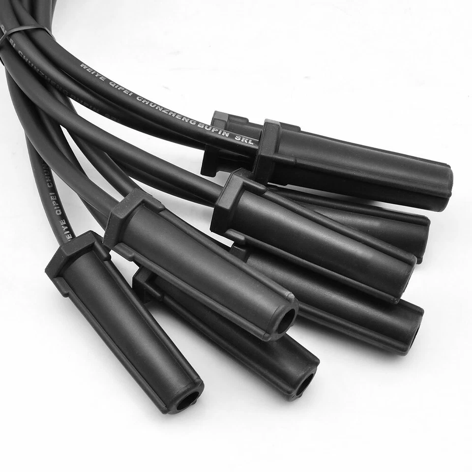 8X OEM Ignition Coil & Iridium Spark Plugs & Wires For Chevy GMC 5.3 6.2L UF413 - Image 4 of 4