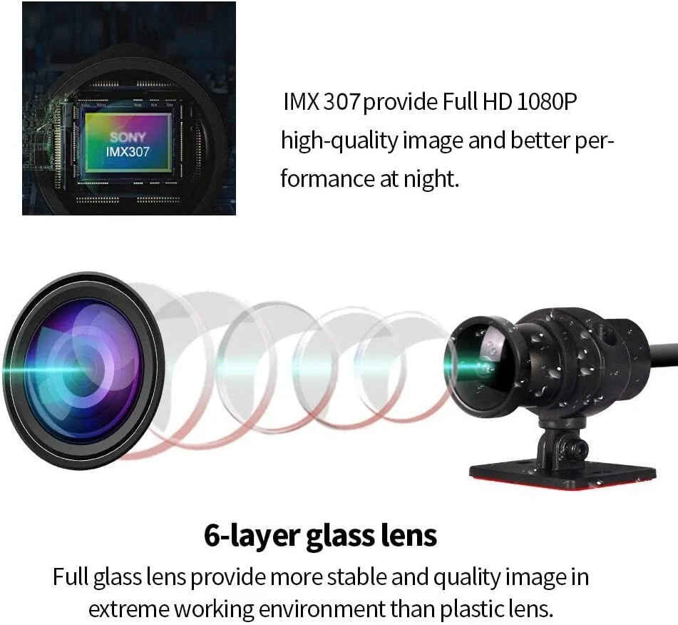 Sykik Rider bikers Camera XR3.0 Wi-Fi, 1080p , with SONY super night vision - Image 4 of 4