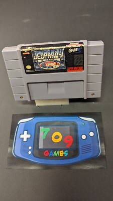 Jeopardy: Deluxe Edition (Super Nintendo Entertainment System, 1993) SNES