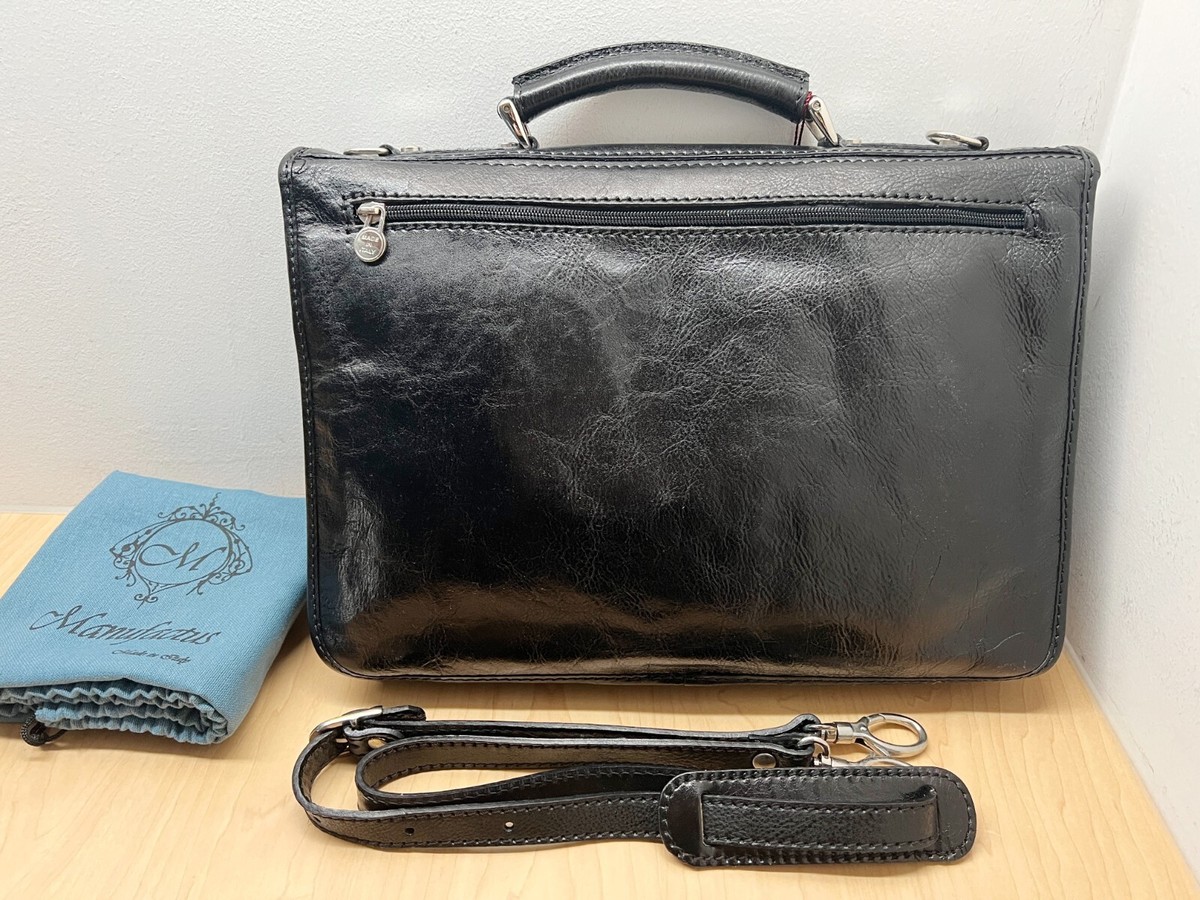 New Manufactus Full Grain Calfskin Italian Leather Slim