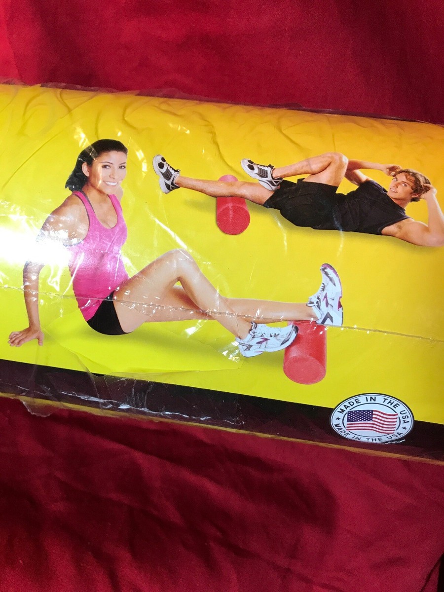 High Density Foam Roller, 30- Inch, Red, By CAP Barbell from USA Pilates  Yoga