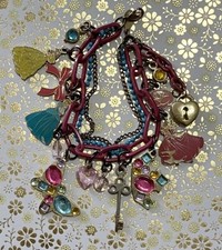 Disney World Princess Tiered Charm Bracelet - Belle , Cinderella  Aurora