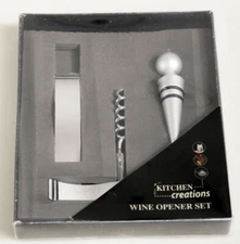 Kitchen Creations Wine Opener Set New
