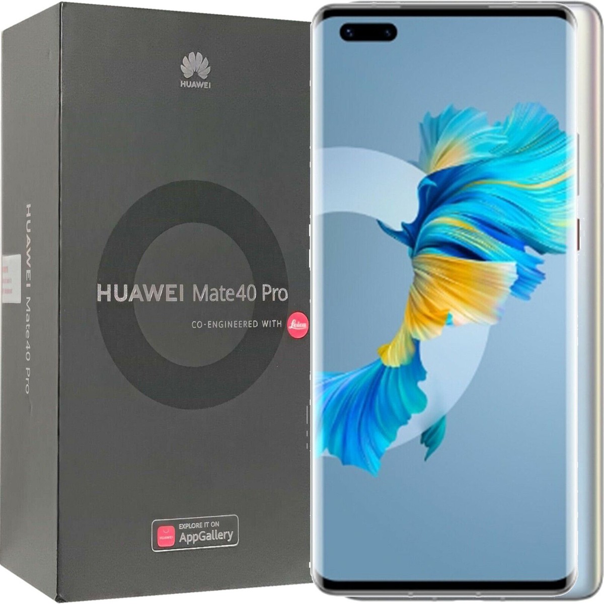 Huawei Mate 40 Pro NOH-NX9 シルバー BNIB Huawei Mate 40 Pro 5G Dual-SIM NOH-NX9 Silver 256GB