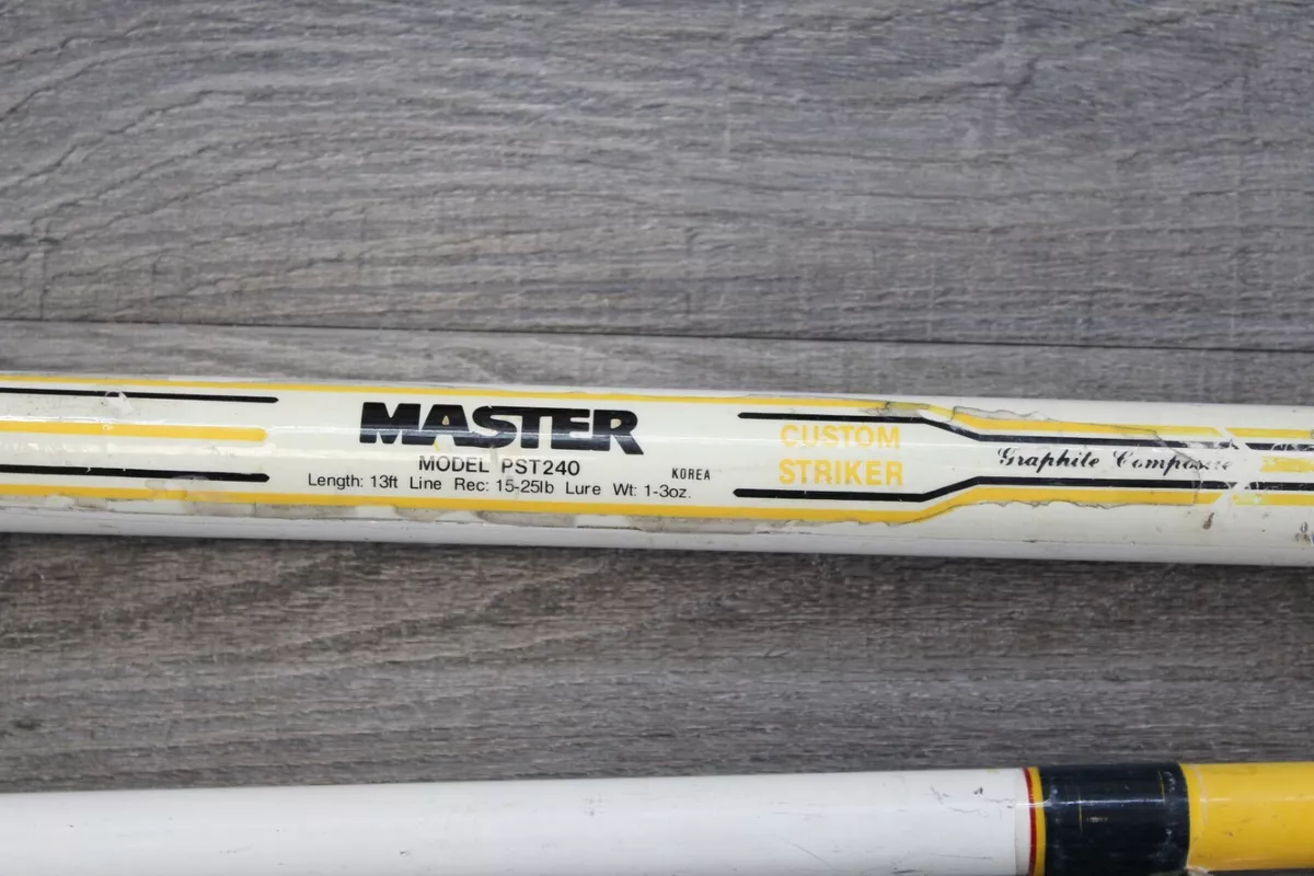 VINTAGE MASTER CUSTOM STRIKER 3-PIECE 13' SURF ROD PST240 GRAPHITE KOREA ~ L@@K! VINTAGE MASTER CUSTOM STRIKER 3-PIECE 13' SURF ROD PST240 GRAPHITE KOREA ~ L@@K!