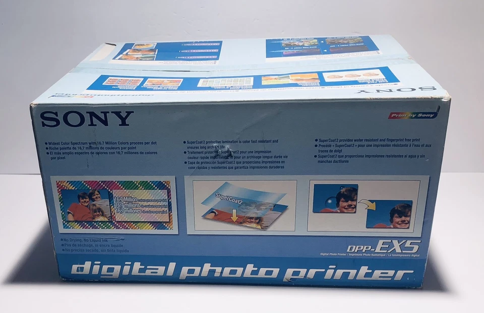 Sony DPP-EX5 Digital Photo Thermal Printer W/ Dye-Sublimation Technology New - Image 4 of 4