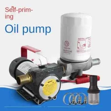 24V/12V/220V Pump, Self-priming , Diesel Oil Transfer with Washable Filter