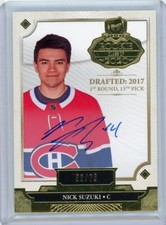 2019-20 Upper Deck The Cup Hockey Rookie Class of 2020 Auto Nick Suzuki #53/75