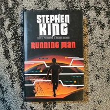 Stephen King Running Man Hardcover with Dust Jacket (France Loisirs, 1988)