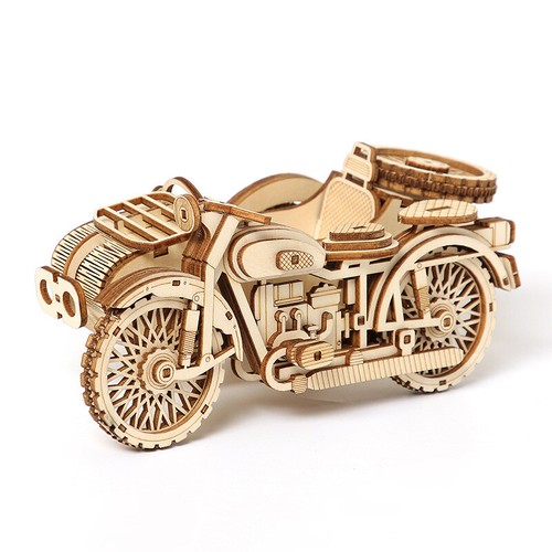 Motorrad 3D Holz Puzzle Modell Kit DIY für Erwachsene Kid Geschenk - Bild 2 von 9
