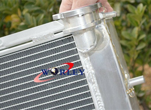 Alloy Radiator for Holden Commodore VB VC VH VK 6cyl MT 56mm 3Row Inlet Straight - Picture 3 of 6