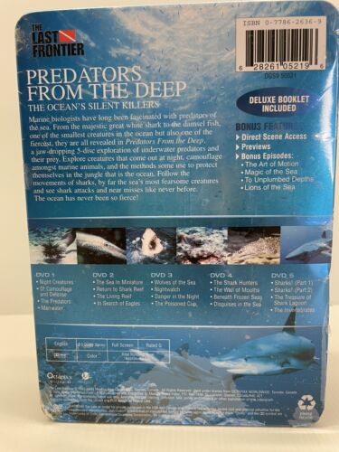 Predators from the Deep Collector's Edition DVD Set, Tin Case, NEW SEALED. - Picture 2 of 4