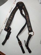 Showman Leather Decorated  Breast Collar  Wes...