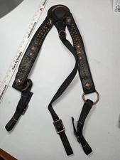 Showman Leather Decorated  Breast Collar  Western Horse Bridle  