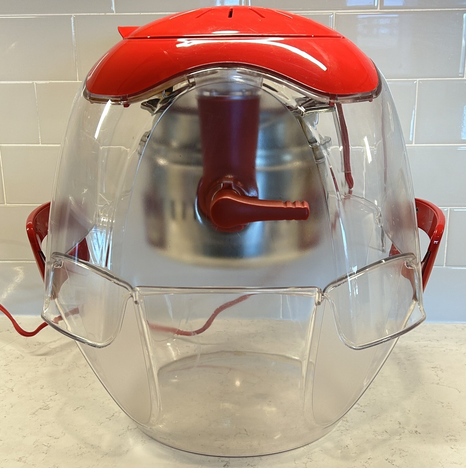 Hamilton Beach Party Popper 3Step EasytoUse Popcorn Maker Red Large