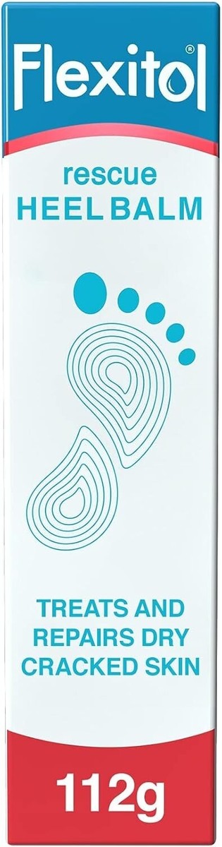 Flexitol Rescue Heel Balm 112g Cracked Skin Moisturising Foot Cream 25%  Urea