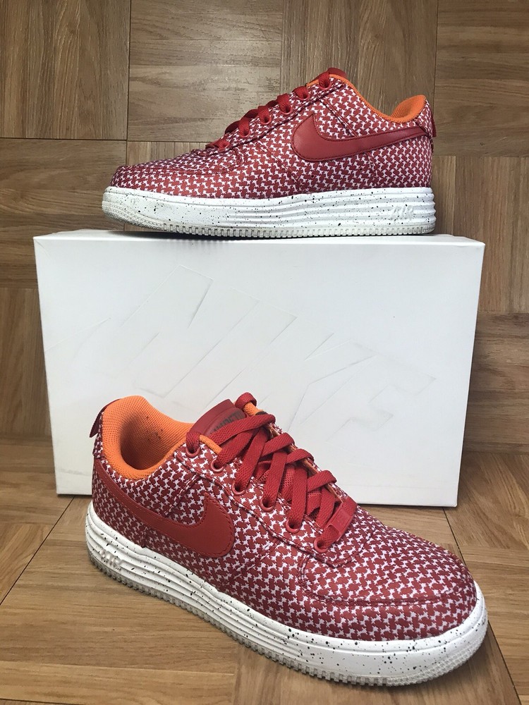 RARE🔥 Nike Air Lunar Force 1 Undefeated UNDFTD SP University Red S 6 652805-660