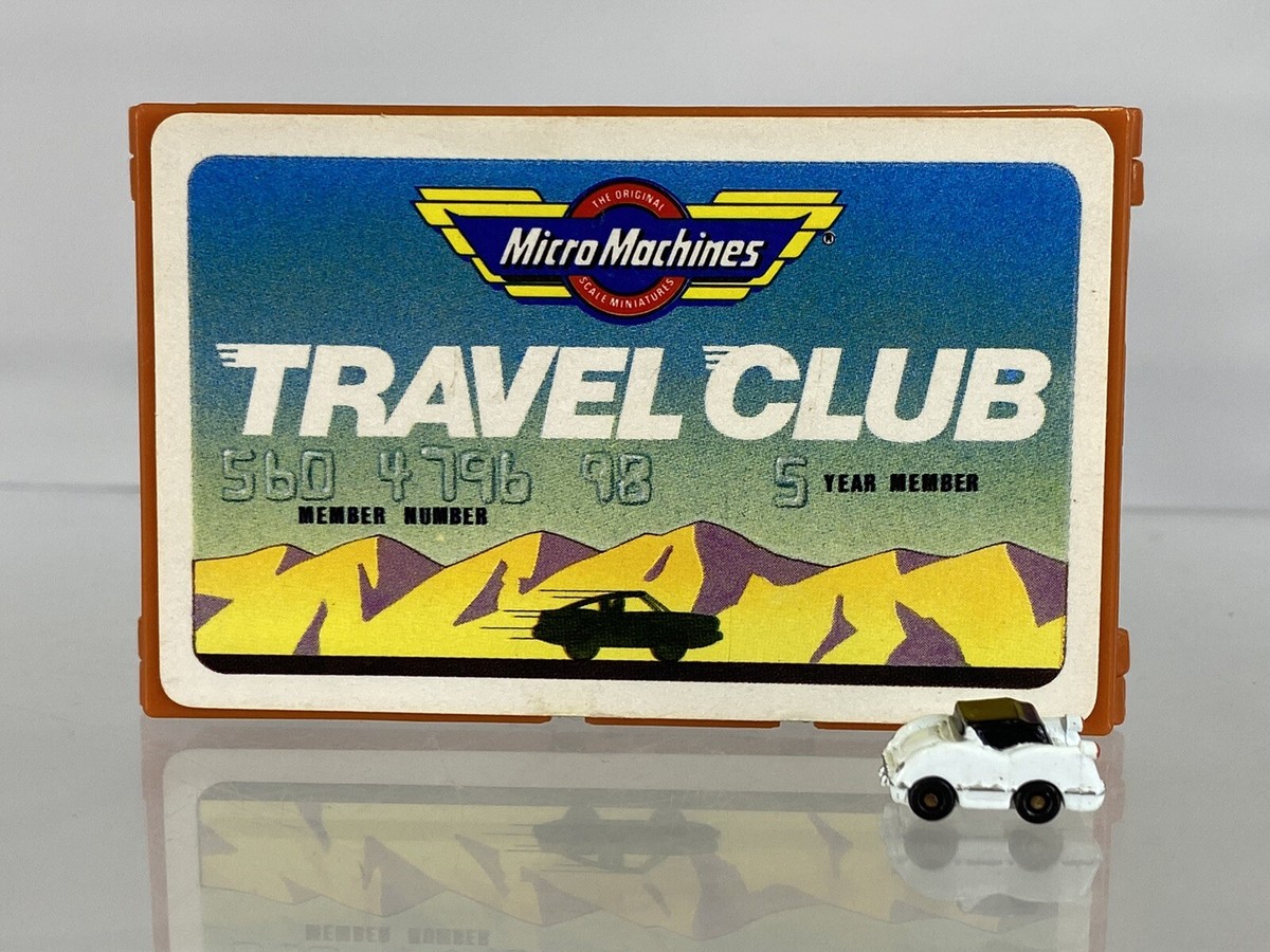 Micro Machines Insiders Travel Club Credit Card Fold Out Mini