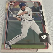 2015 Bowman Draft Baseball Carl Wise Toronto Blue Jays 1st Bowman #139