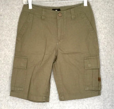 New DC Apparel Shorts Youth Boy's Size 25 Cargo Shorts Green 9" Inseam NWT