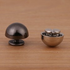 20pcs Mushroom Rivets Studs Buttons Screw For Decoration silver CT0