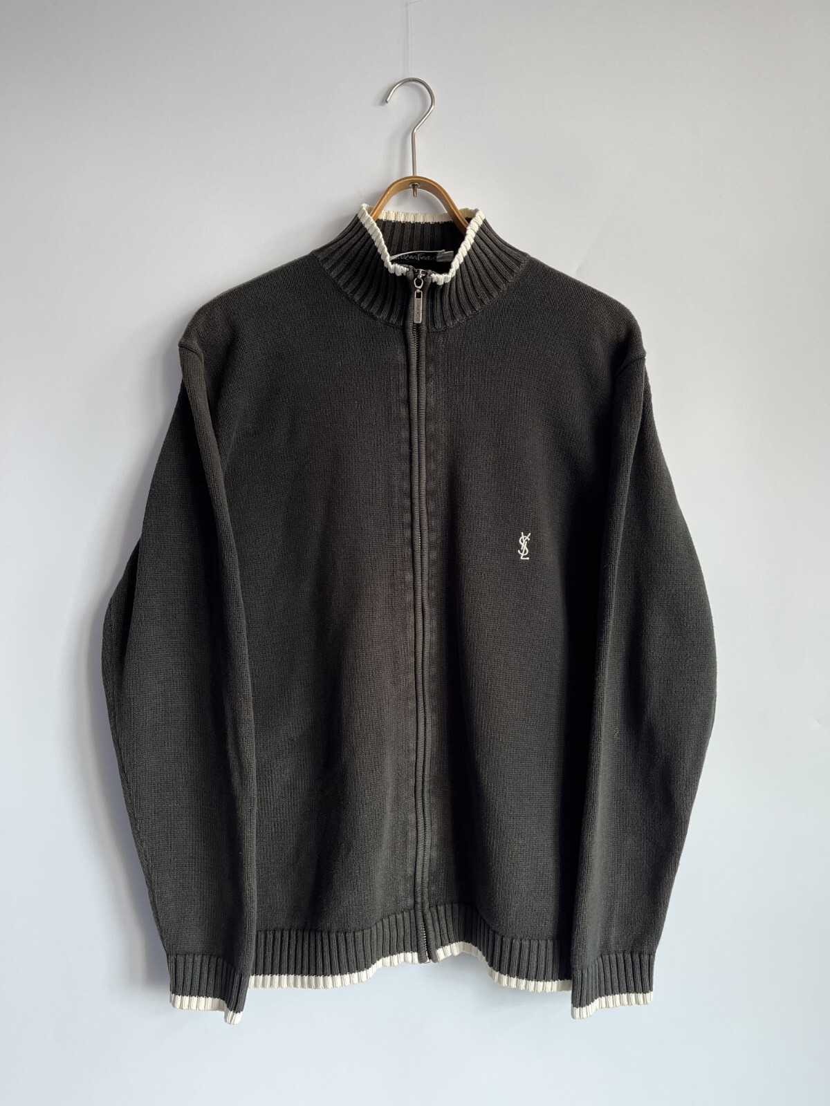 Maglione Yves Saint Laurent maglia zip uomo taglia M maglione YSL