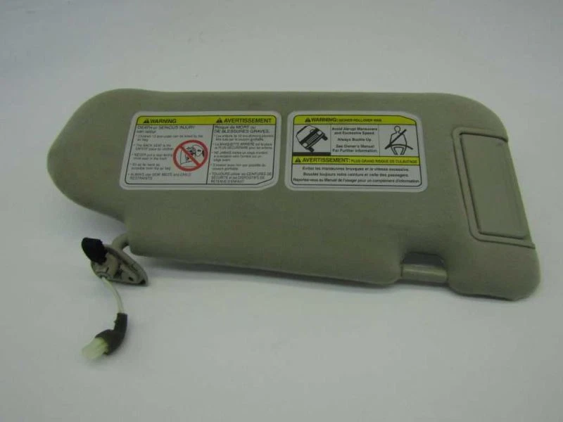 2004-2005 Infiniti FX35 FX45 para-sol esquerdo driver aba aba sombra TAN sunvisor fabricante de equipamento original - Imagem 4 de 4
