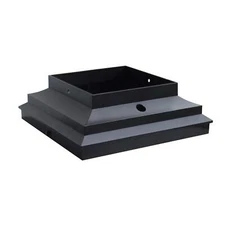 PCCA4B 4" Post Collar Adapter-Black Cap 1 Count Pack of 1