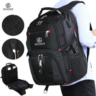 BAIGIO 50L Rucksack Herren Wasserdicht Sport Arbeit Freizeit
