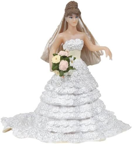Papo 38819 Фигурка невесты из белого кружева ЗАКОЛДОВАННЫЙ МИР, разноцветная