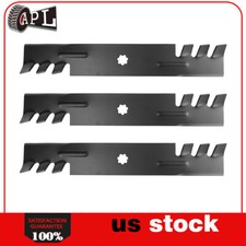 3 Deck Blade For John Deere LA145 LA155 LA165 X140 X165 Z245 Z25 GX21784 GY20852