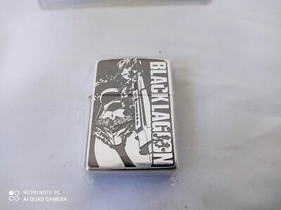 Zippo Lighter Black Lagoon REVY Ver.2 Type A Silver Japanese Anime
