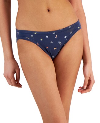 JENNI Women s Lace Trim Bikini Underwear Multicolor w/ Peace Sign Size XXXLarge