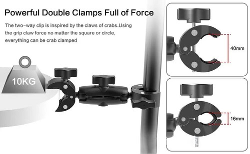 Motorcycle Selfie Stick for insta360 One X2 X3 Monopod Handlebar Mount Bracket - 第 24/33 張圖片