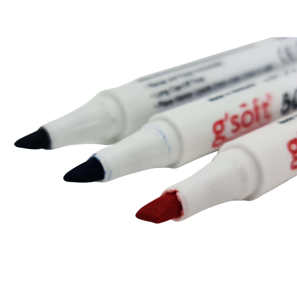 G'Soft Jawi Writing Whiteboard Marker Pen - Chisel Tip 4mm | Black Blue Red Ink - Image 2 of 4