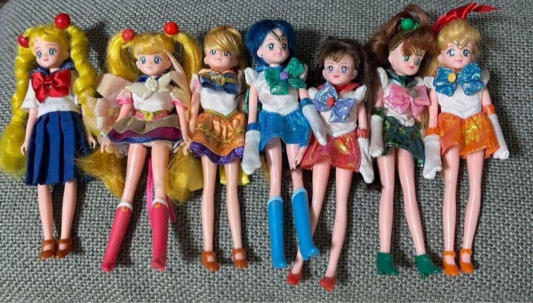 Image of Sailor Moon Mini Collection 7 pezzi bambola 7  Eternal Sailor Moon Bandai...