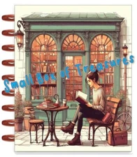 Quiet Bookstore Reading Cover Set for use with Classic Happy Planner~
