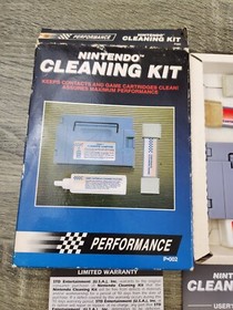 Vintage Nintendo Cleaning Kit Performance P-002 Classic NES Console 