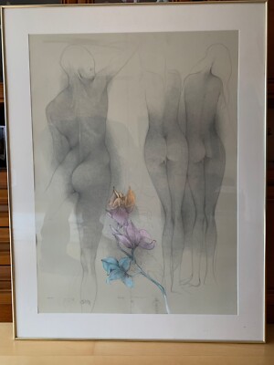 XXL- ( 115 x 88 ) cm- Bruno Bruni - Lithographie  -signiert