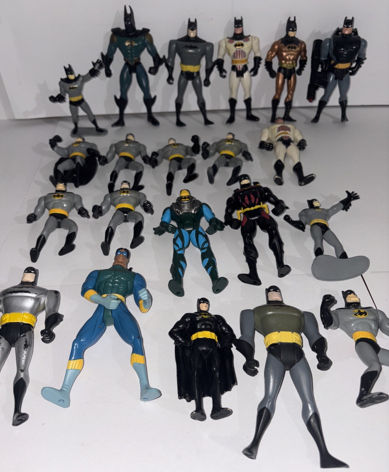21 DC Comics Batman Action Figures Lot Vintage Lot Loose Figures