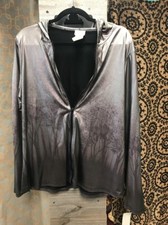 Women's Athletic Jacket Brand 180 Forest Silhouette Size Large Lightweight